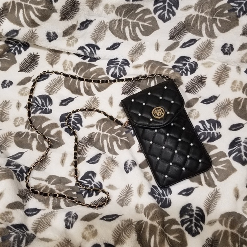 Badgley Mischka Quilted Handbag & Phone Case Set - Picture 14 of 14